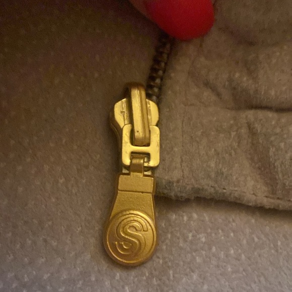 Heavy Middlebrook park tan suede coat w/ faux fur lining Reversible size M/L/XL - Picture 13 of 13